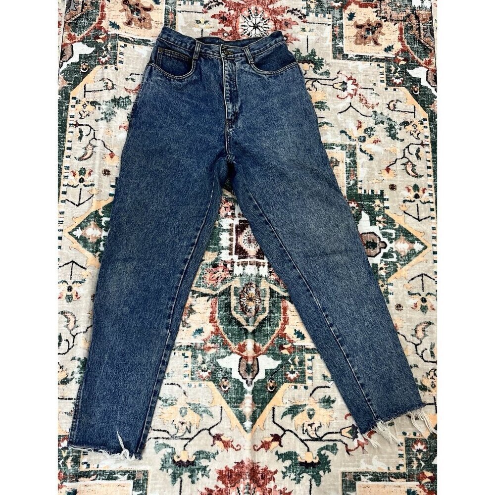 Vintage/Retro/Boho Bill Blass High Rise Mom Jeans Size 10  Blue Stonewashed 💜
